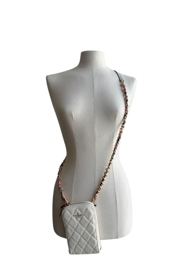 KATE SPADE - CAREY TWEED PHONE CHAIN CROSSBODY - Image 5